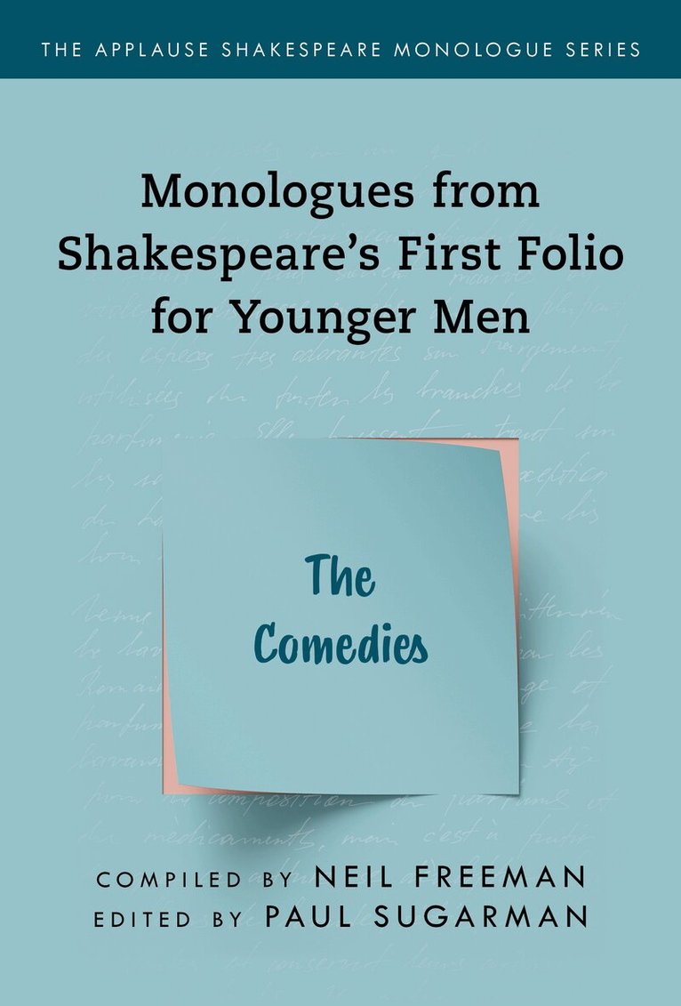 Paul Sugarman - Monologues from Shakespeare’s First Folio for Younger Men, Häftad