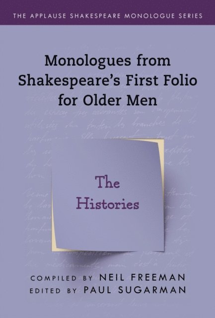 Paul Sugarman - Monologues from Shakespeare’s First Folio for Older Men, E-bok. Tillgänglighet: Lägg i varukorg