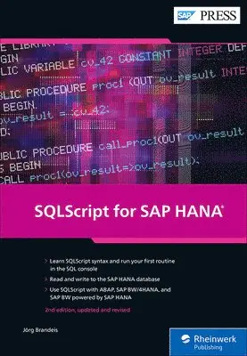 Joerg Brandeis - SQLScript for SAP HANA, Inbunden. Tillgänglighet: Lägg i varukorg