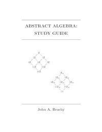 John a. Beachy - Abstract Algebra: Study Guide, Häftad
