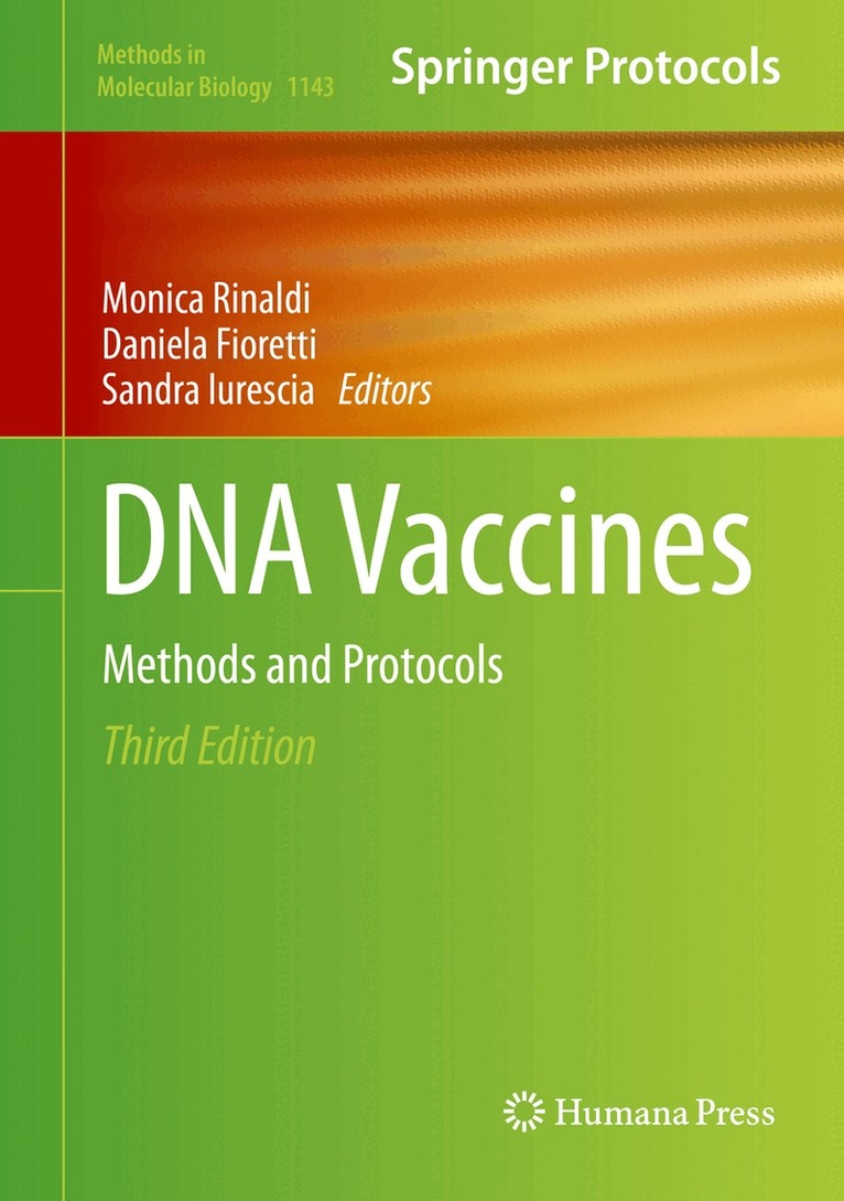 Monica Rinaldi, Daniela Fioretti, Sandra Iurescia - DNA Vaccines, Inbunden