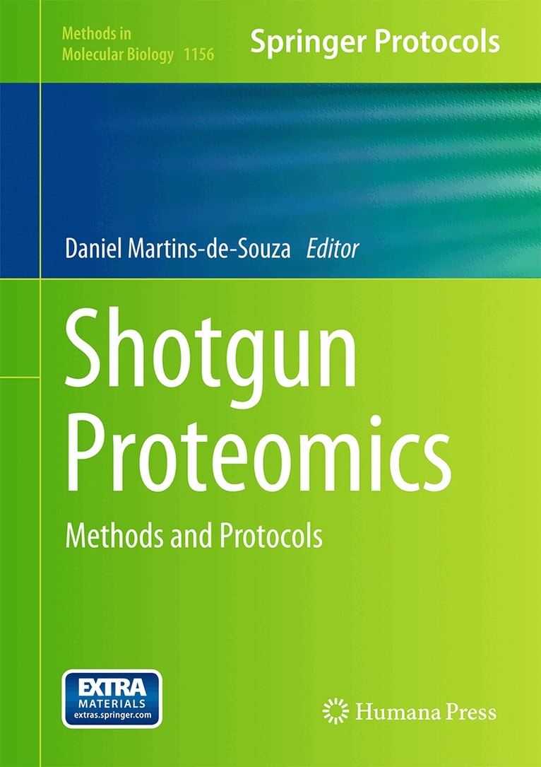 Daniel Martins-de-Souza, Daniel Martins-de-Souza - Shotgun Proteomics, Inbunden