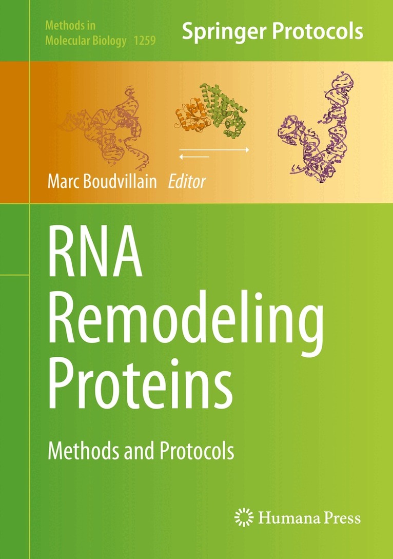Marc Boudvillain - RNA Remodeling Proteins, Inbunden. Tillgänglighet: Lägg i varukorg