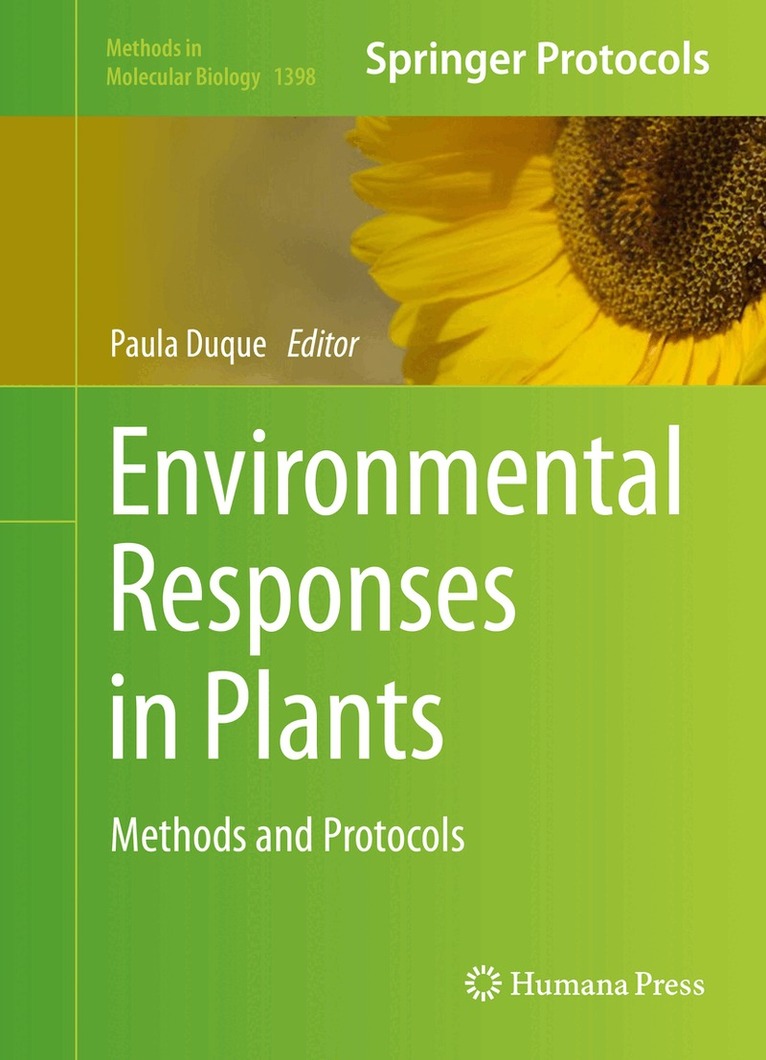 Paula Duque - Environmental Responses in Plants, Inbunden