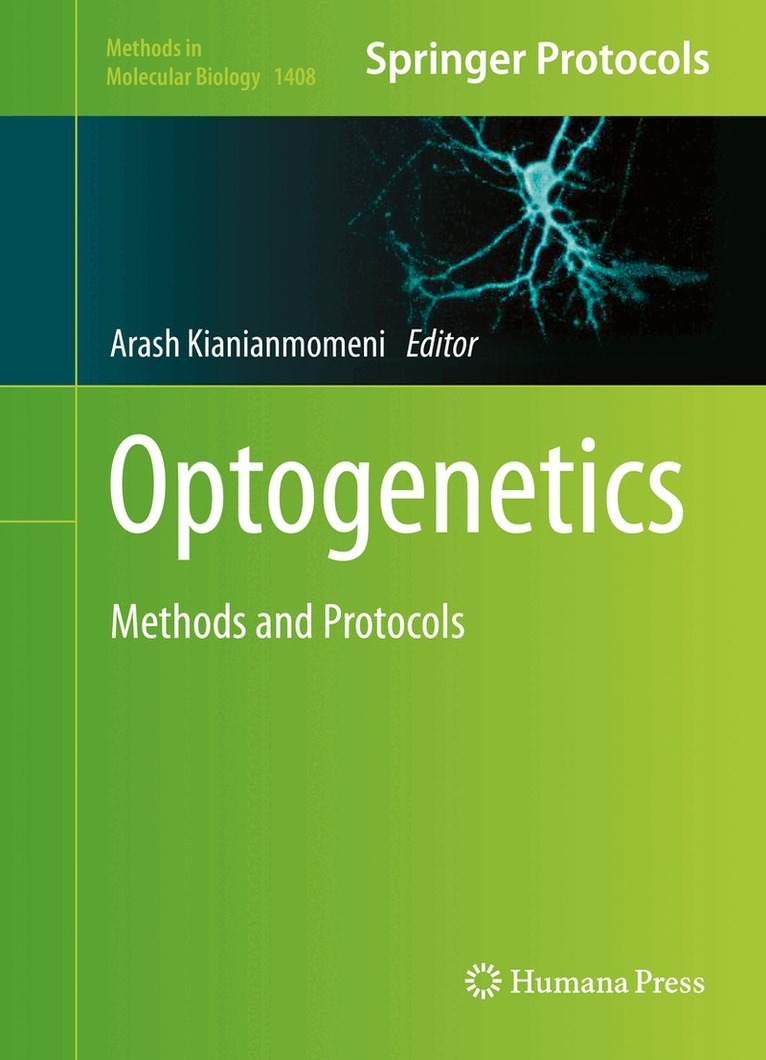 Arash Kianianmomeni - Optogenetics, Inbunden