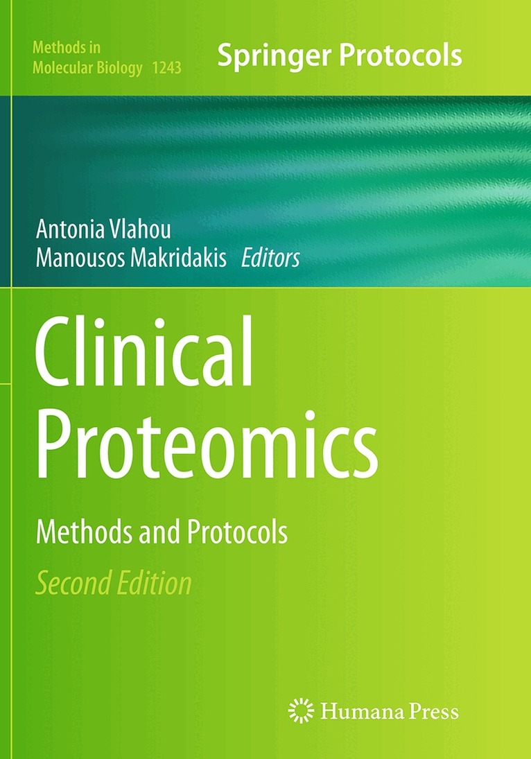 Antonia Vlahou, Manousos Makridakis - Clinical Proteomics, Häftad
