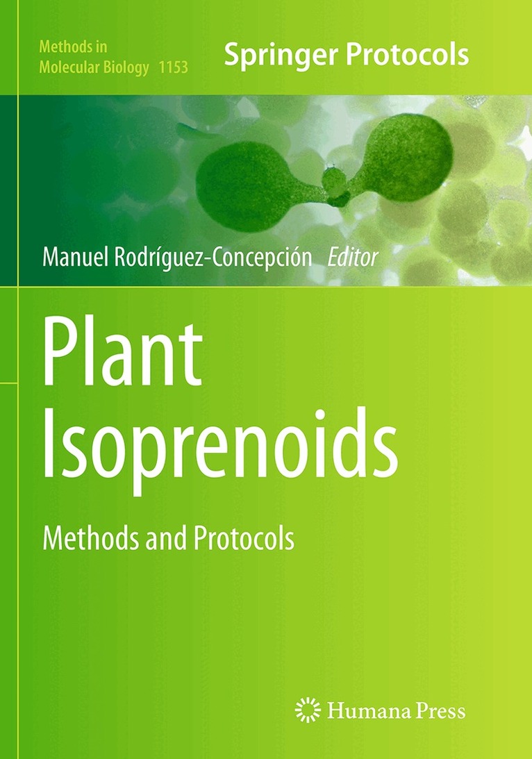 Manuel Rodríguez-Concepción - Plant Isoprenoids, Häftad. Tillgänglighet: Lägg i varukorg