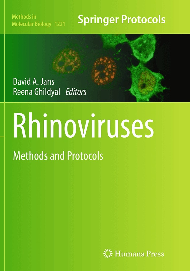 David A. Jans, Reena Ghildyal - Rhinoviruses, Häftad