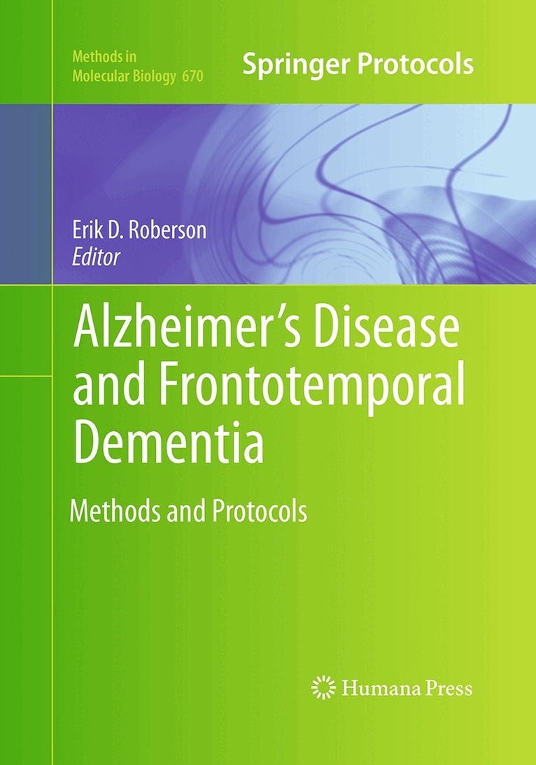 Erik D. Roberson - Alzheimer's Disease and Frontotemporal Dementia, Häftad. Tillgänglighet: Lägg i varukorg