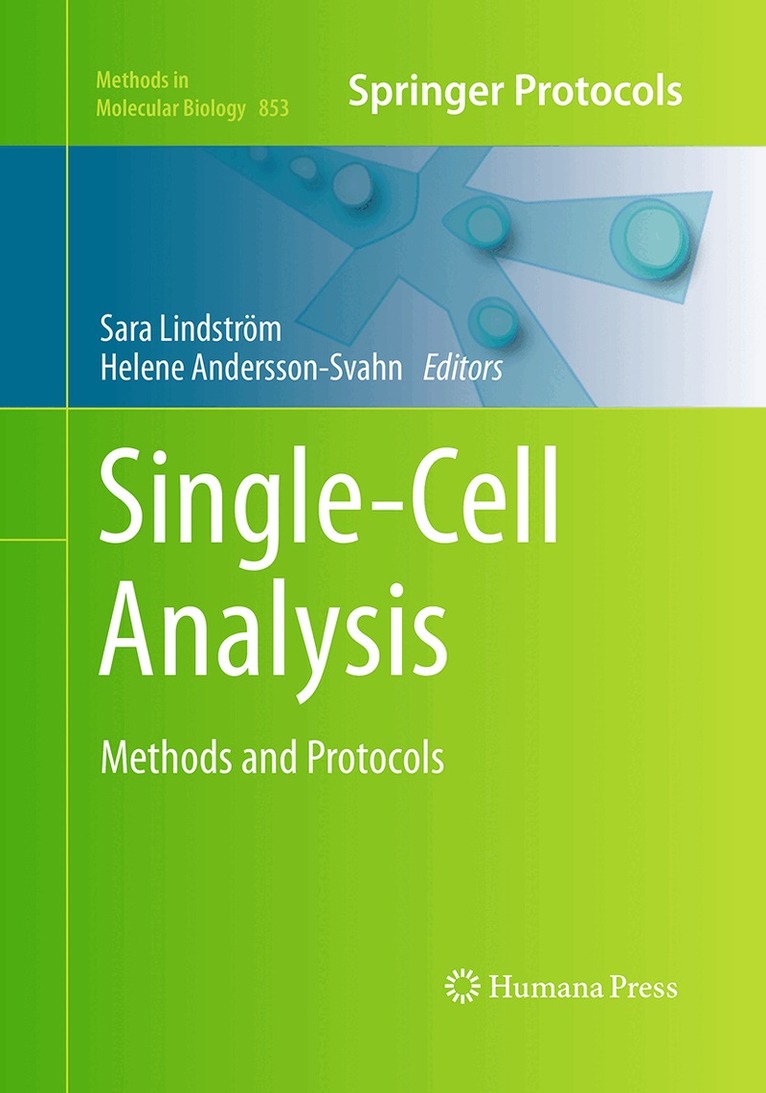 Sara Lindström, Helene Andersson-Svahn - Single-Cell Analysis, Häftad