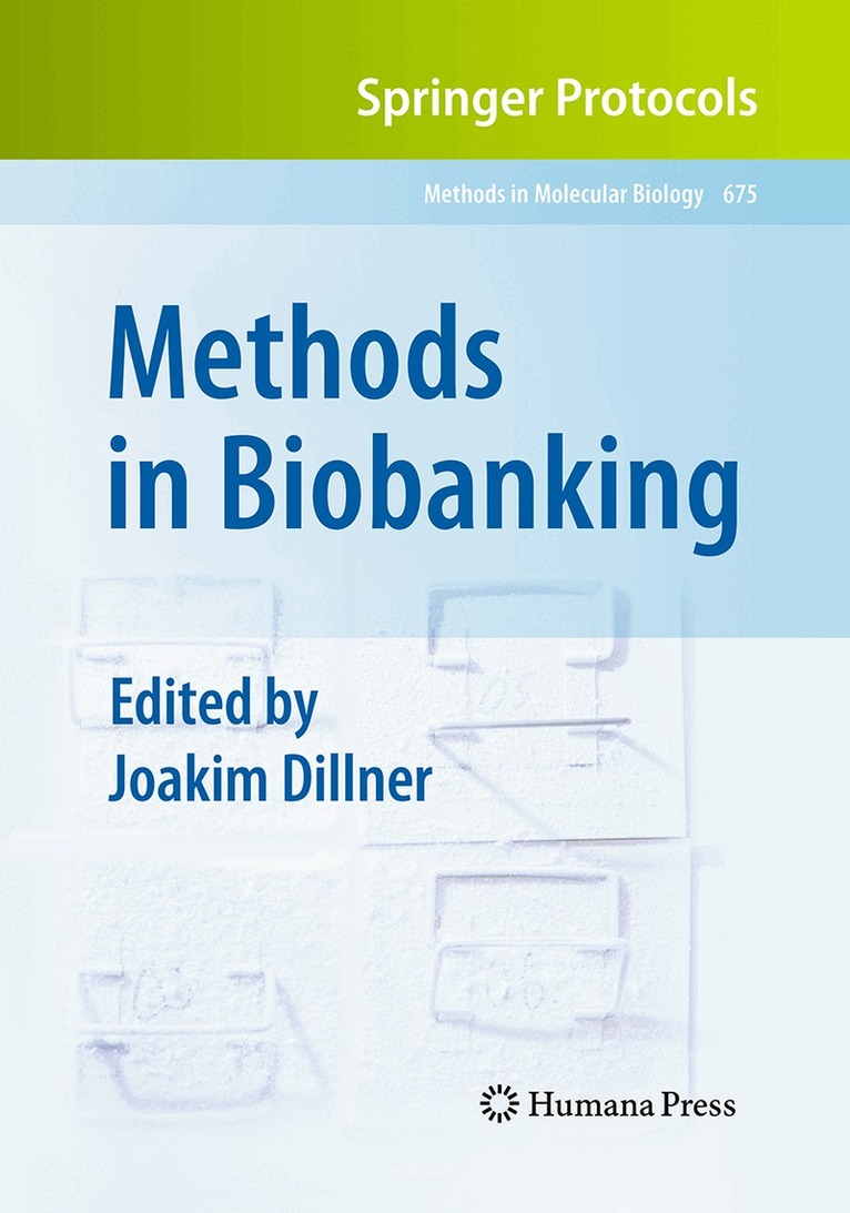 Joakim Dillner - Methods in Biobanking, Häftad. Tillgänglighet: Lägg i varukorg