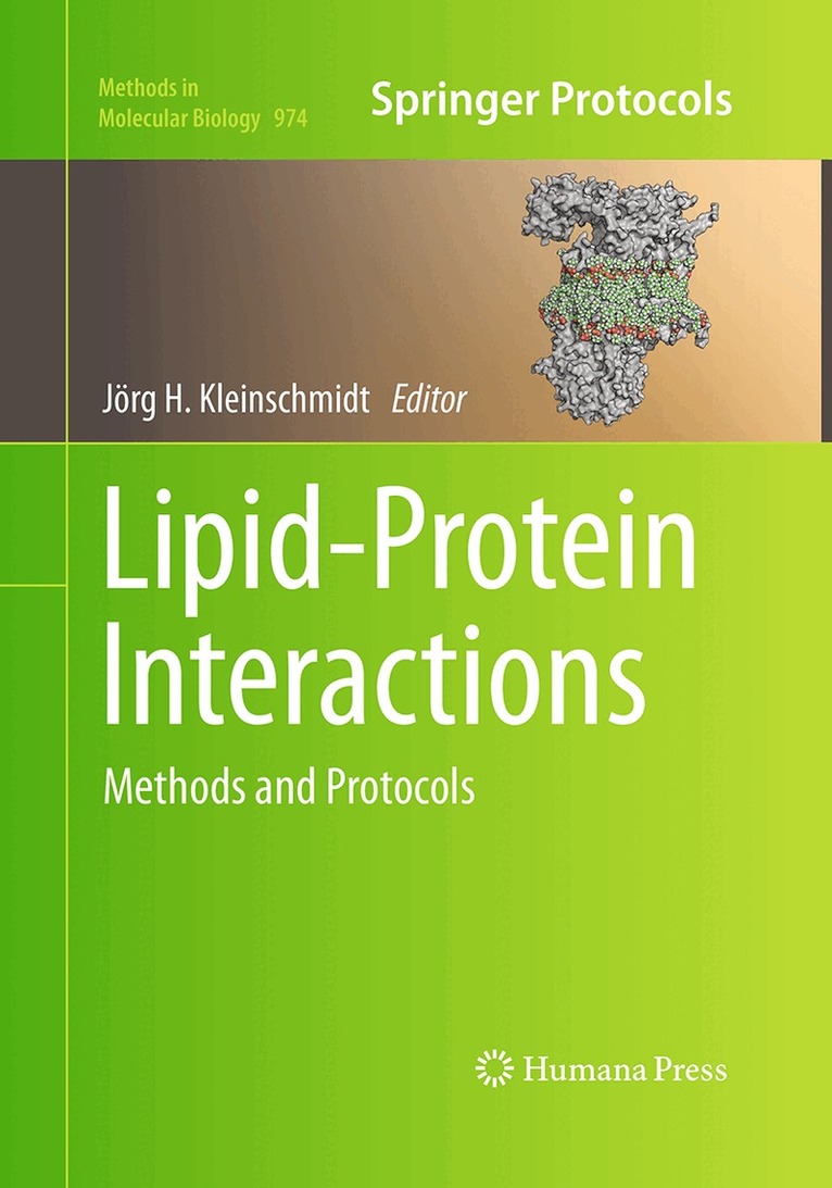 Jörg H. Kleinschmidt - Lipid-Protein Interactions, Häftad. Tillgänglighet: Lägg i varukorg