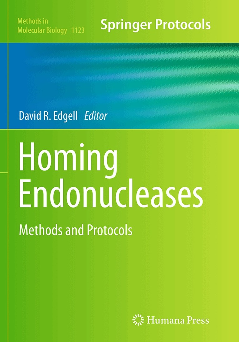 David R. Edgell - Homing Endonucleases, Häftad