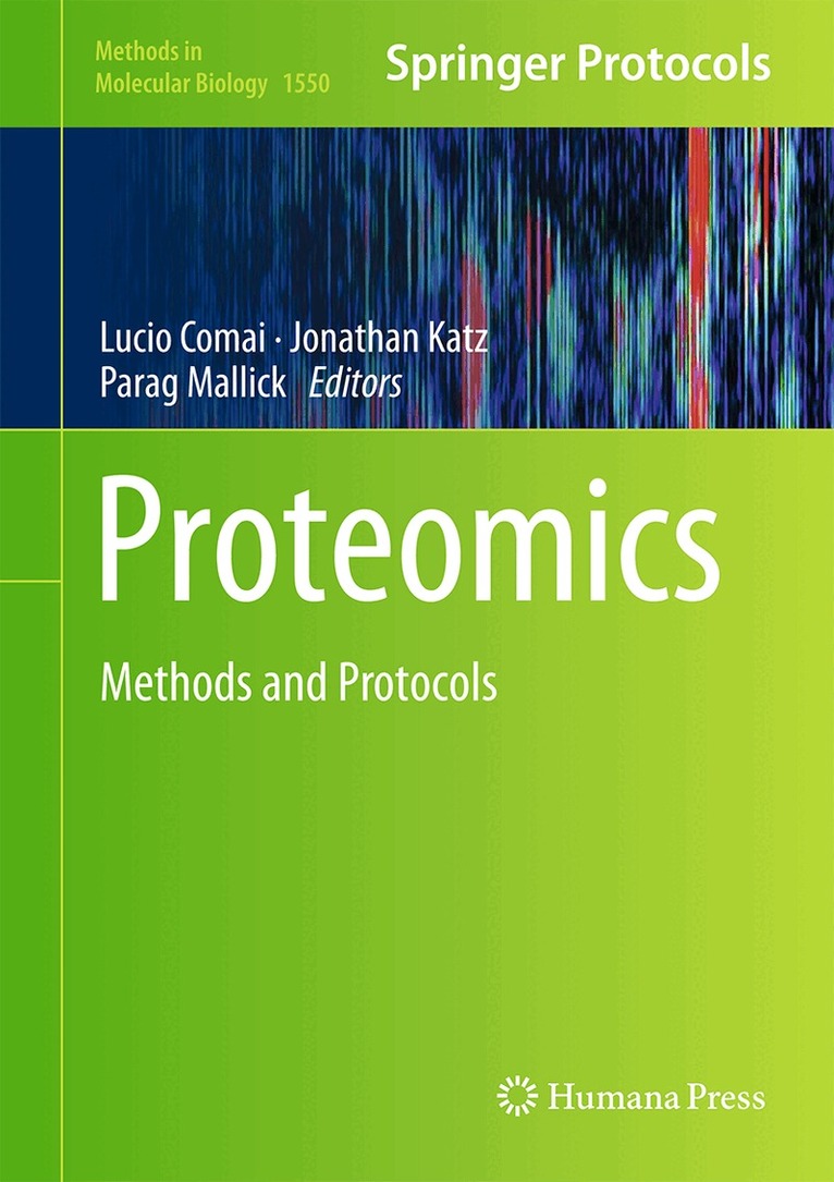 Lucio Comai, Jonathan E. Katz, Parag Mallick - Proteomics, Inbunden