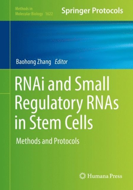 Baohong Zhang - RNAi and Small Regulatory RNAs in Stem Cells, E-bok