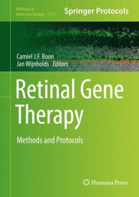 Jan Wijnholds, Camiel J.F. Boon - Retinal Gene Therapy, E-bok