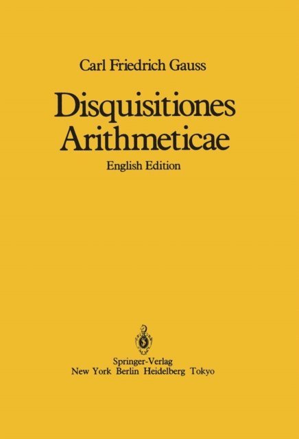 William C. Waterhouse, Carl Friedrich Gauss - Disquisitiones Arithmeticae, E-bok