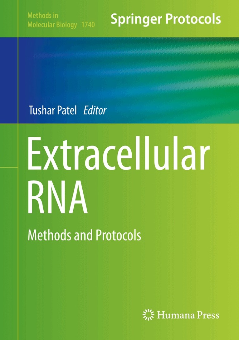 Tushar Patel - Extracellular RNA, Inbunden