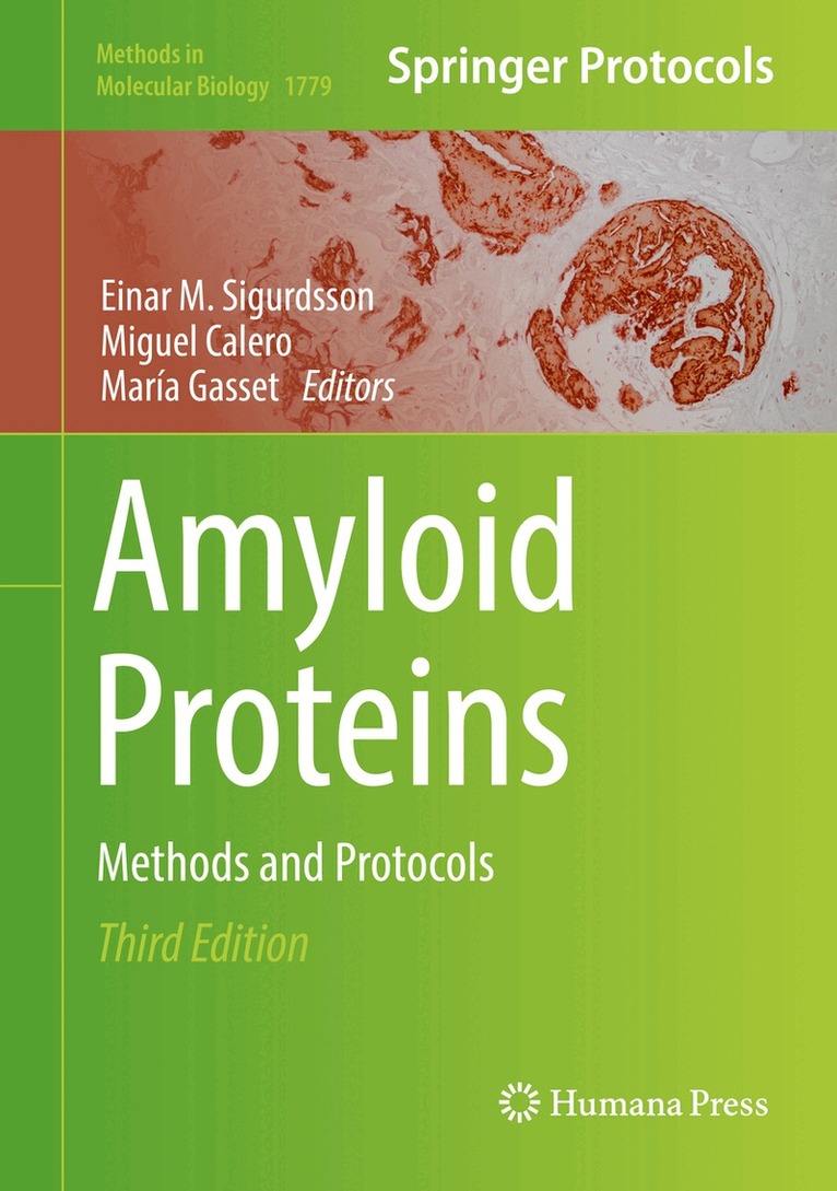 Einar M. Sigurdsson, Miguel Calero, María Gasset - Amyloid Proteins, Inbunden