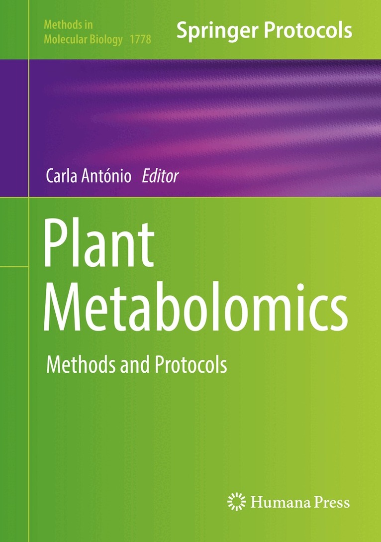 Carla António - Plant Metabolomics, Inbunden