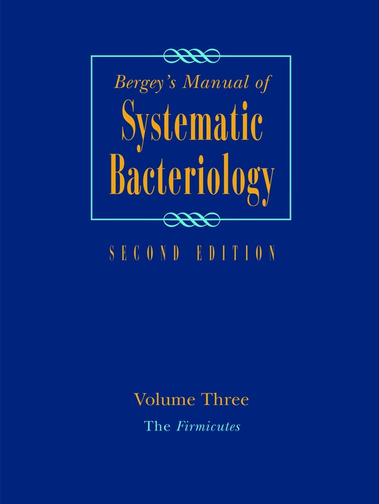 Paul Vos, George Garrity, Dorothy Jones, Noel R. Krieg, Wolfgang Ludwig, Fred A. Rainey, Karl-Heinz Schleifer, William B. Whitman - Bergey's Manual of Systematic Bacteriology, Övrigt