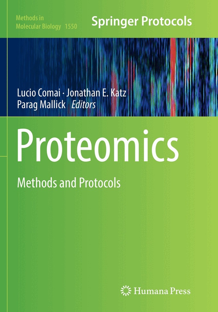 Lucio Comai, Jonathan E. Katz, Parag Mallick - Proteomics, Häftad