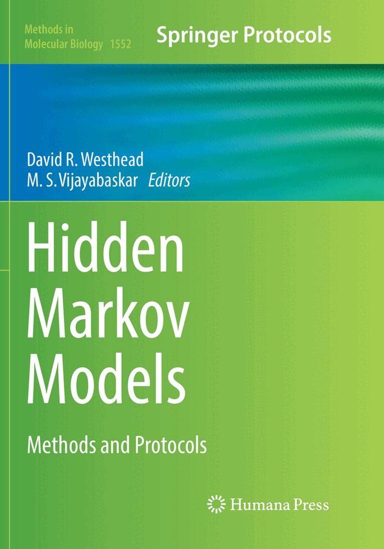David R. Westhead, M. S. Vijayabaskar - Hidden Markov Models, Häftad