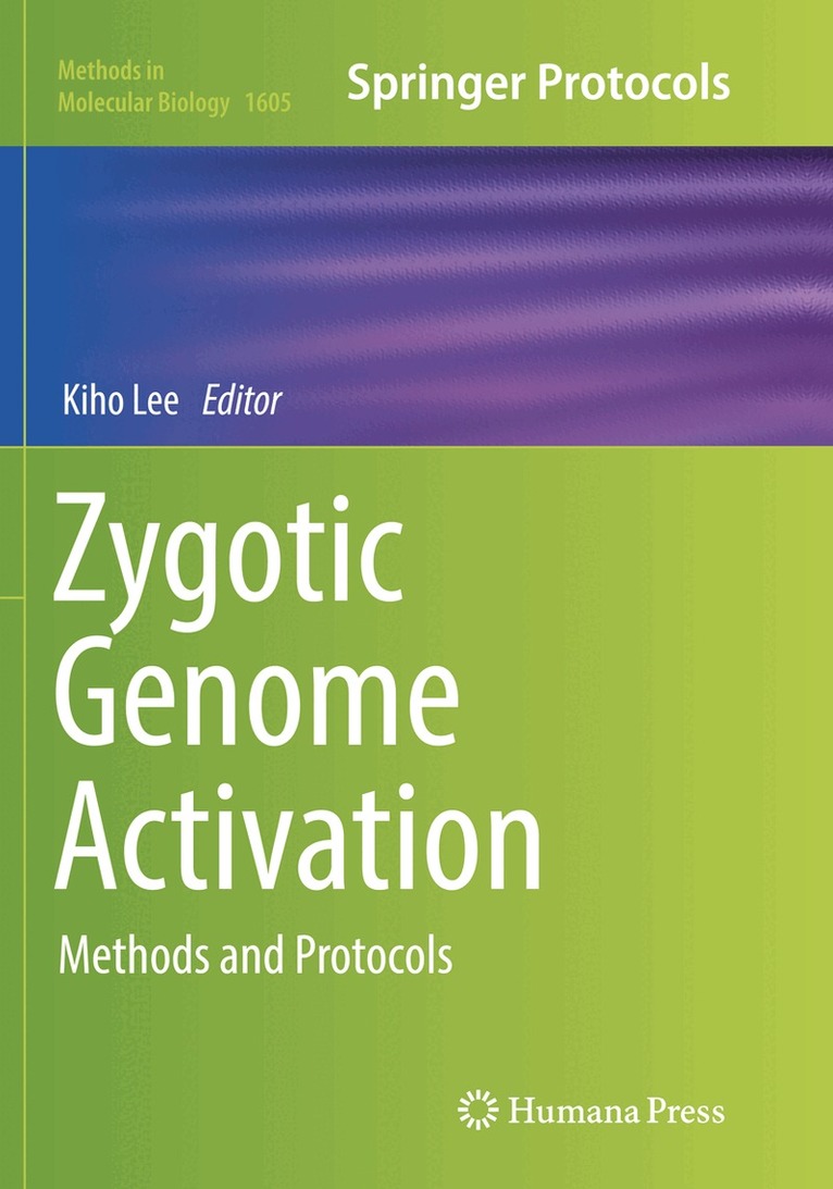 Kiho Lee - Zygotic Genome Activation, Häftad