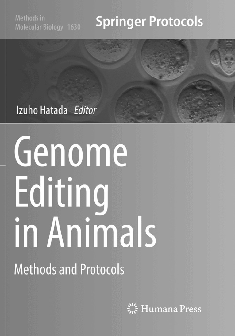 Izuho Hatada - Genome Editing in Animals, Häftad