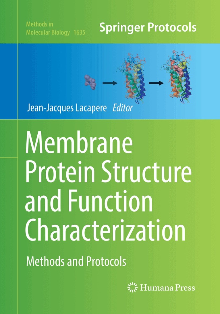 Jean-Jacques Lacapere - Membrane Protein Structure and Function Characterization, Häftad