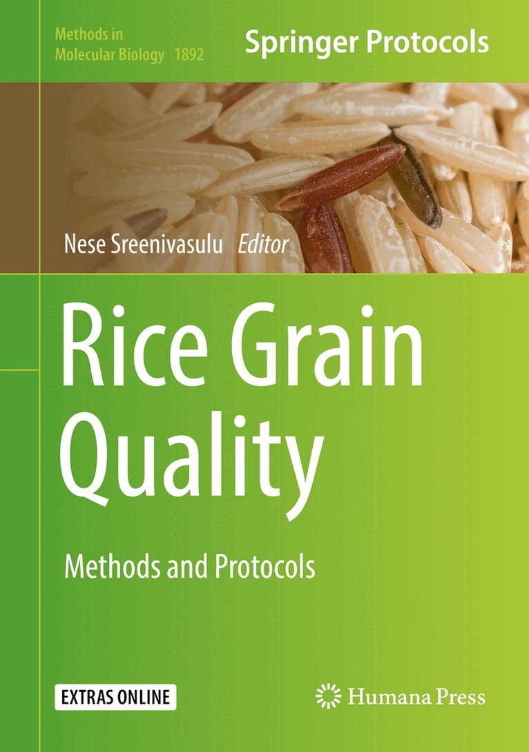 Nese Sreenivasulu - Rice Grain Quality, Inbunden
