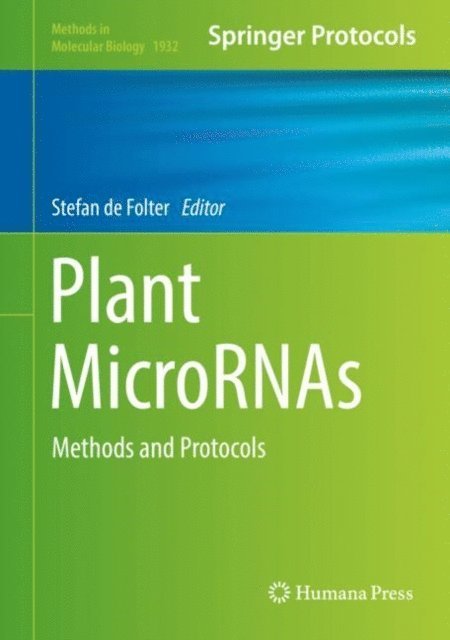Stefan de Folter - Plant MicroRNAs, E-bok