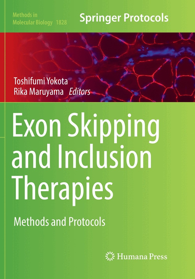 Toshifumi Yokota, Rika Maruyama - Exon Skipping and Inclusion Therapies, Häftad