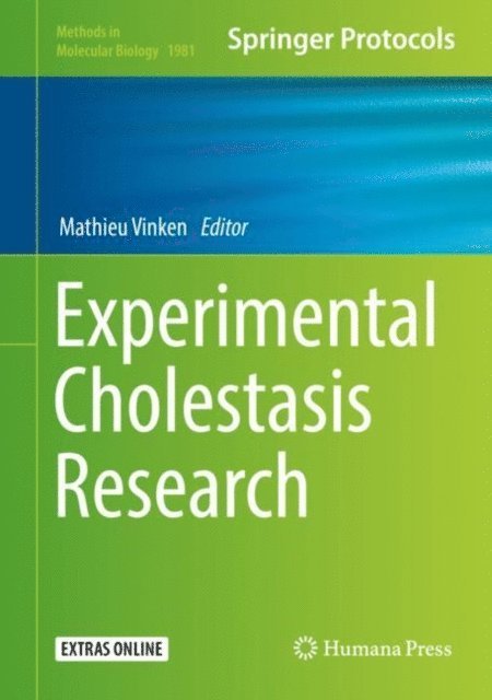 Mathieu Vinken - Experimental Cholestasis Research, E-bok. Tillgänglighet: Lägg i varukorg