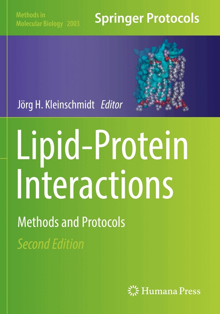 Jörg H. Kleinschmidt - Lipid-Protein Interactions, Häftad