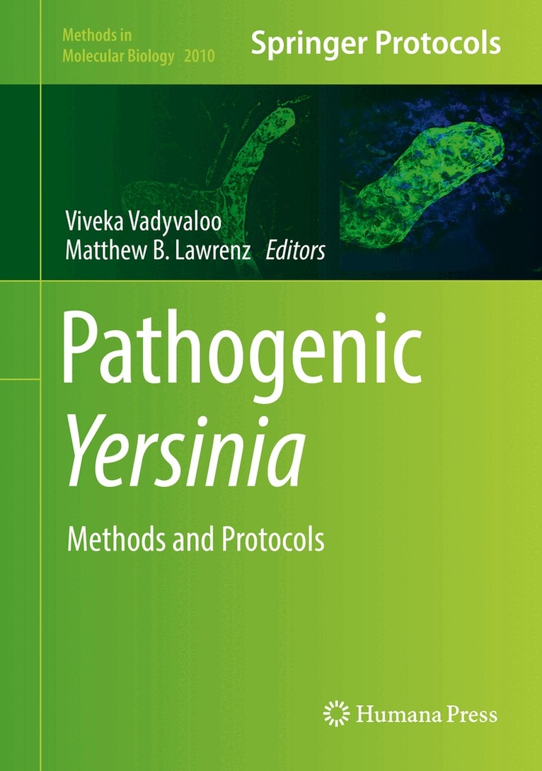 Viveka Vadyvaloo, Matthew B. Lawrenz - Pathogenic Yersinia, Inbunden