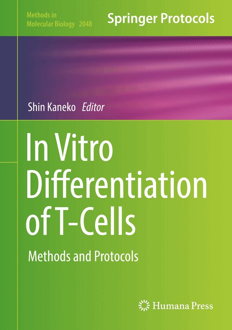 Shin Kaneko - In Vitro Differentiation of T-Cells, Inbunden