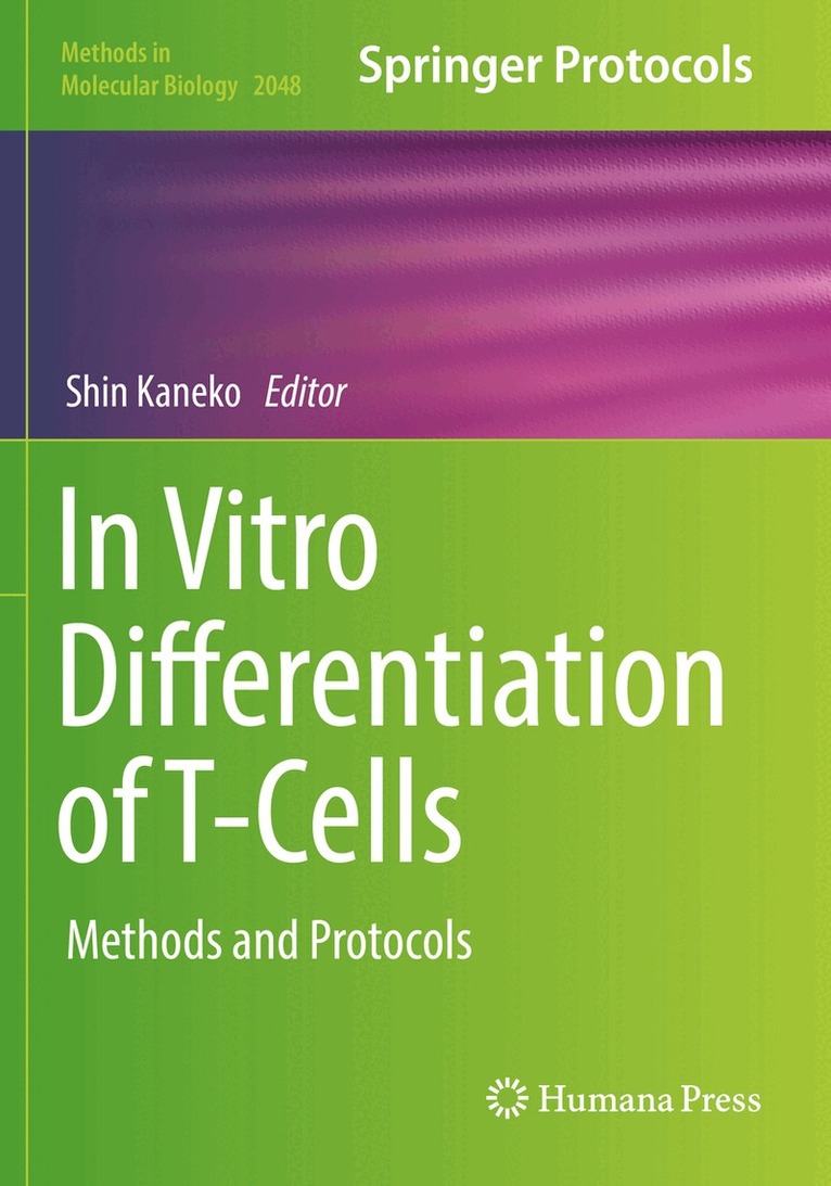 Shin Kaneko - In Vitro Differentiation of T-Cells, Häftad