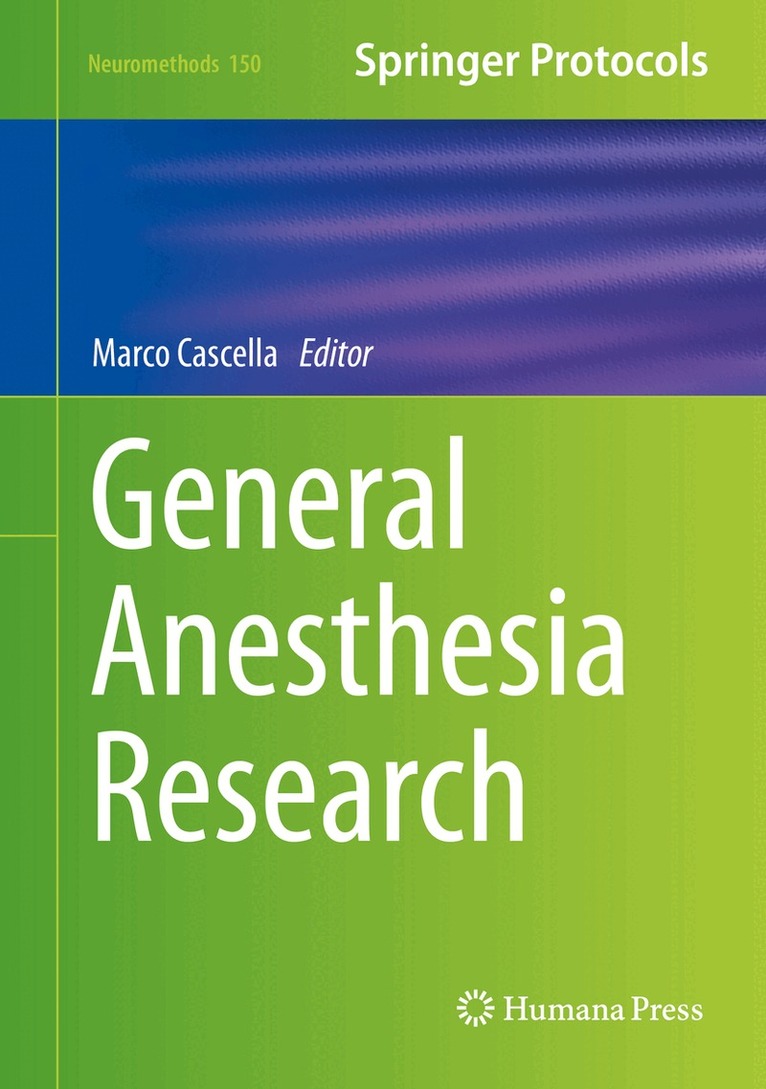 Marco Cascella - General Anesthesia Research, Inbunden. Tillgänglighet: Lägg i varukorg