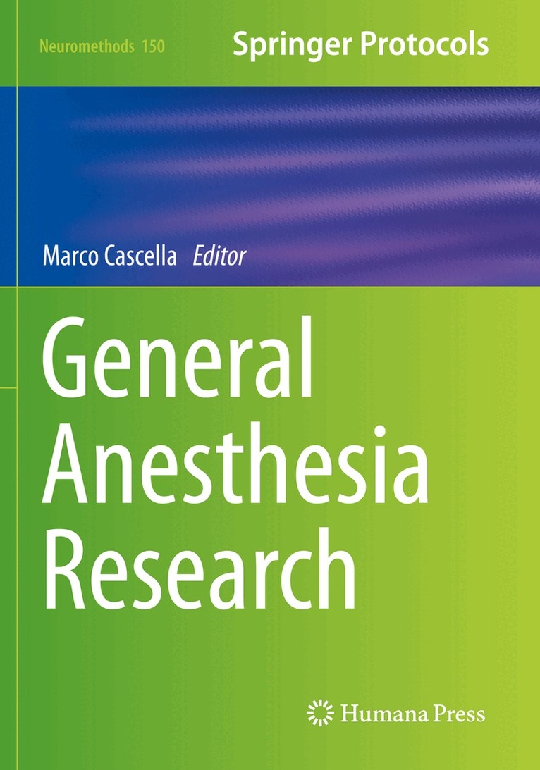Marco Cascella - General Anesthesia Research, Häftad. Tillgänglighet: Lägg i varukorg