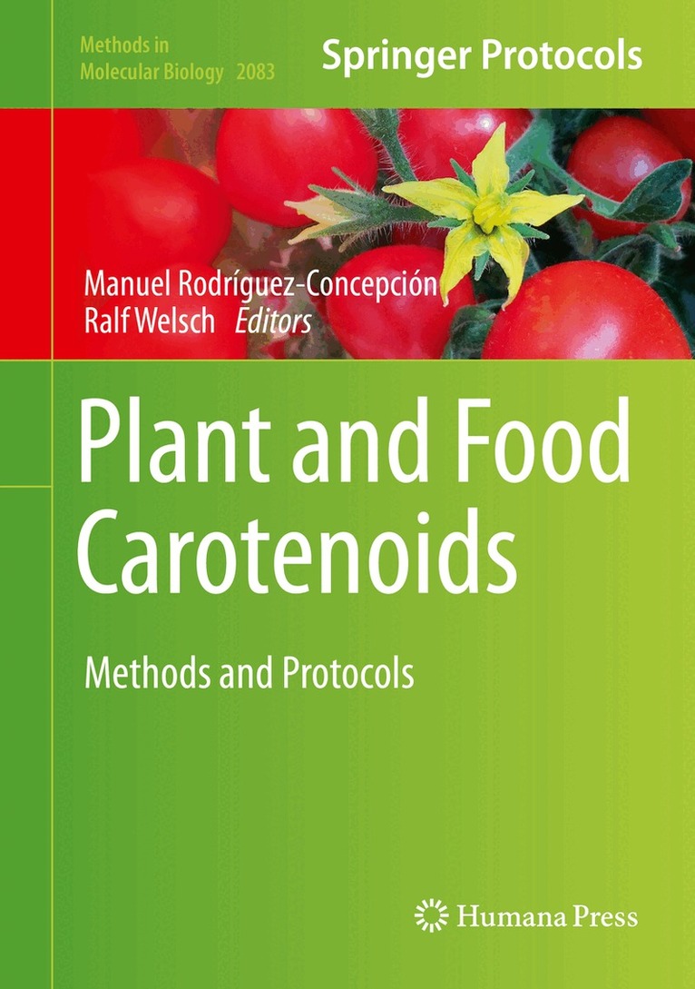 Manuel Rodríguez-Concepción, Ralf Welsch - Plant and Food Carotenoids, Inbunden