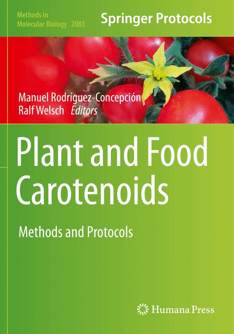 Manuel Rodríguez-Concepción, Ralf Welsch - Plant and Food Carotenoids, Häftad. Tillgänglighet: Lägg i varukorg