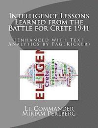 Pagekicker Robot Fast Hans, Lt Commander Miriam Perlberg - Intelligence Lessons Learned from the Battle for Crete 1941: (Enhanced with Text Analytics by PageKicker), Häftad