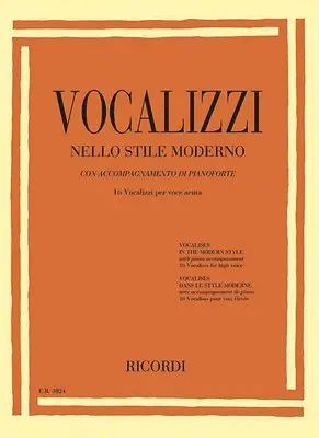 Vocalises in the Modern Style [Vocalizzi Nello Stile Moderno]: High Voice, Häftad. Tillgänglighet: Lägg i varukorg