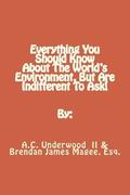 Everything You Should Know About The World's Environment, But Are Indifferent To Ask!