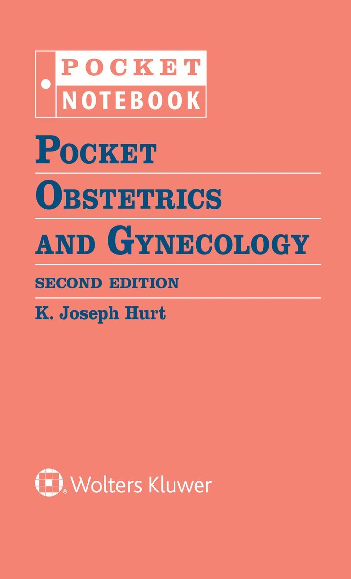 K. Joseph Hurt - Pocket Obstetrics and Gynecology, Häftad