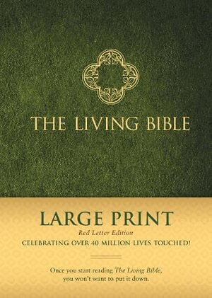 Tyndale - Living Bible Large Print Red Letter Edition, Inbunden