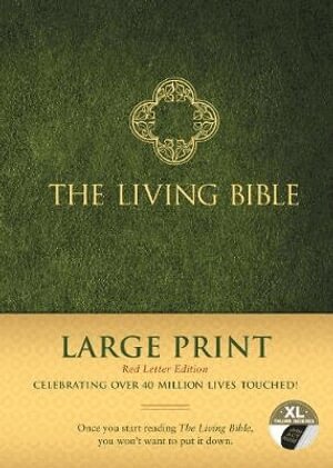 Tyndale - Living Bible Large Print Red Letter Edition, Inbunden