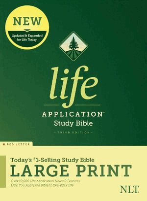 Tyndale - NLT Life Application Study Bible, Third Edition, Large Print, Inbunden