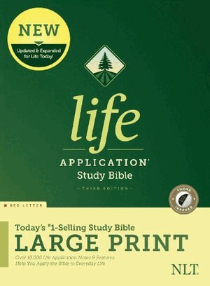 Tyndale - NLT Life Application Study Bible, Third Edition, Large Print, Inbunden